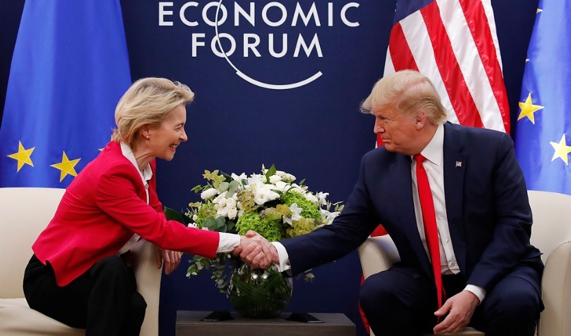 Ursula von der Leyen si Donald Trump sursa Comisia European