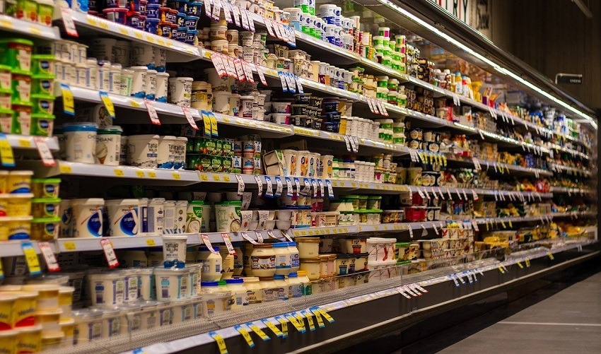 supermarket, magazin, mâncare, alimente