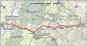harta sibiu-pitesti