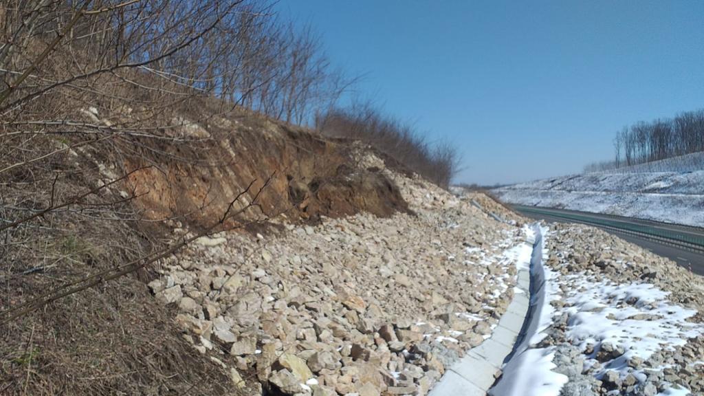 alunecare taluz, autostrada a3, autostrada transilvania
