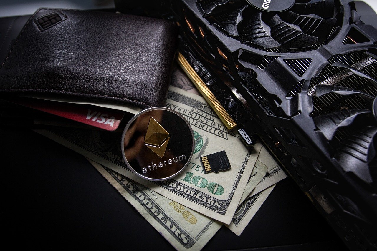 card, visa, criptomonede, ethereum