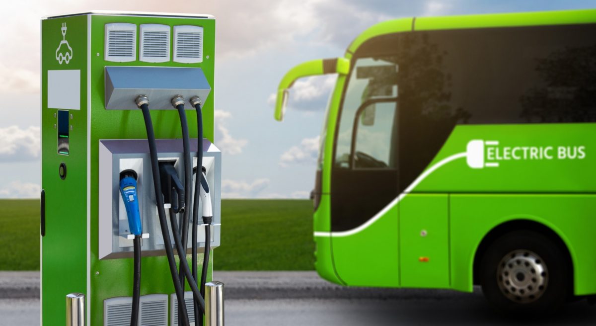 Autobuz Electric sursa Dreamstime