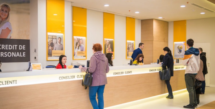 ghiseu bancar, banca