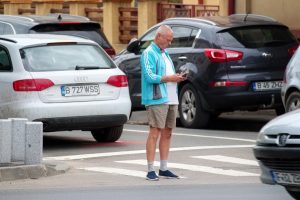 trecere de pietoni, pieton, telefon
