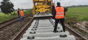 Tren de lucru CFR Infra Bucureşti - Piteşti