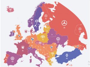harta branduri auto