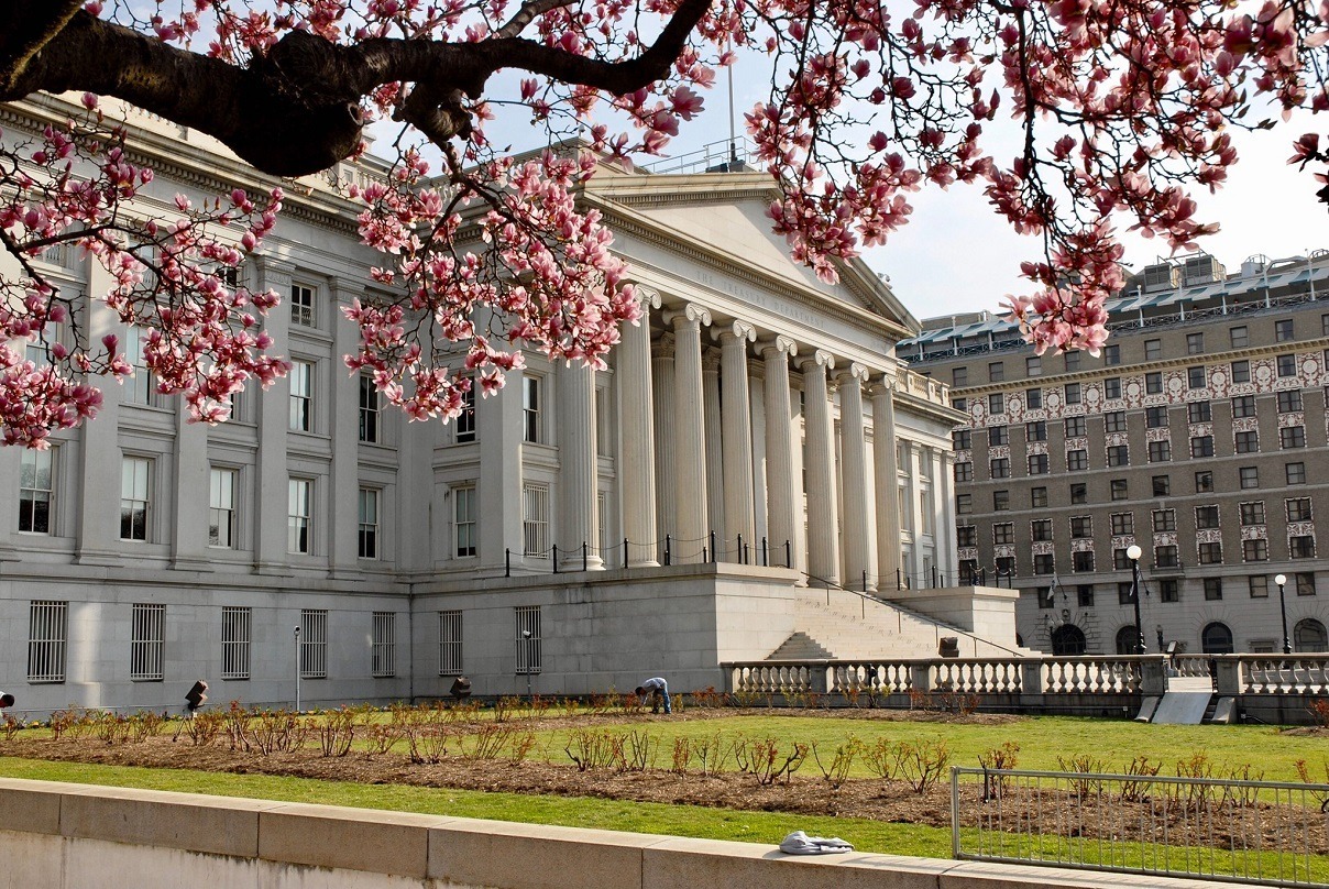 The U.S. Department of the Treasury, SUA, departamentul trezoreriei