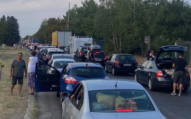 coada masini intrarea in tara bulgaria