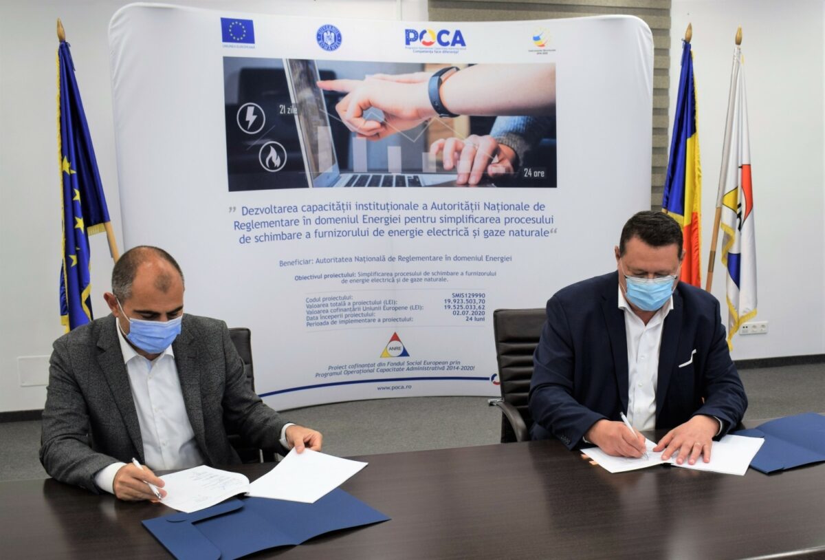 ANRE platforma semnare contract