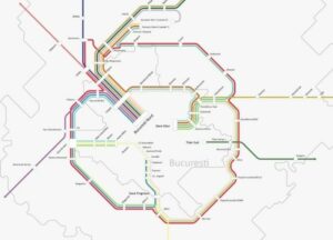 Hartă tren Metropolitan