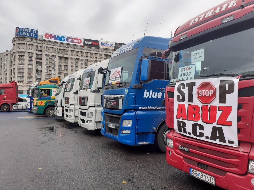 protest transportatori Guvern