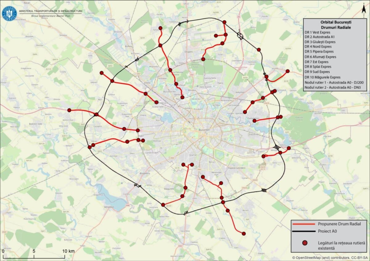 Drumuri radiale Bucuresti