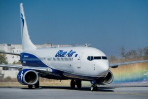blue air, avion