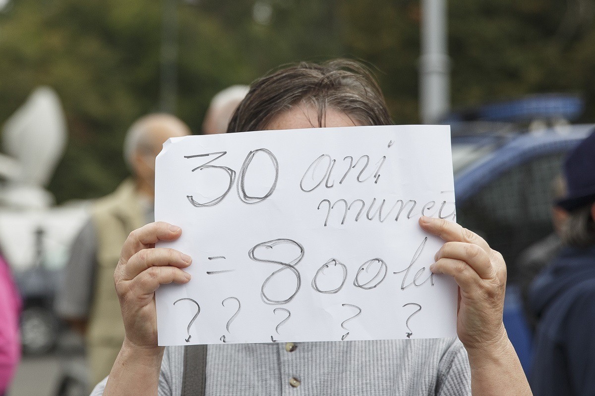 pensie, pensioar, protest
