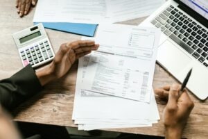 banca, credit, calcule, calculator