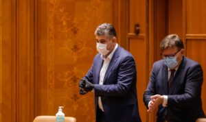 Marcel Ciolacu și Marius Budăi