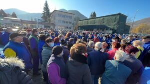 protest spontan Cugir