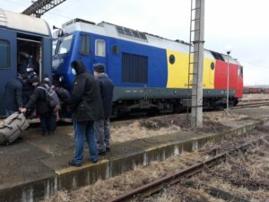 Tren Refugiați