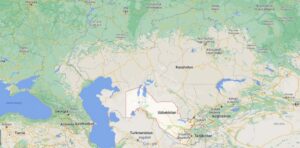 Uzbekistan harta
