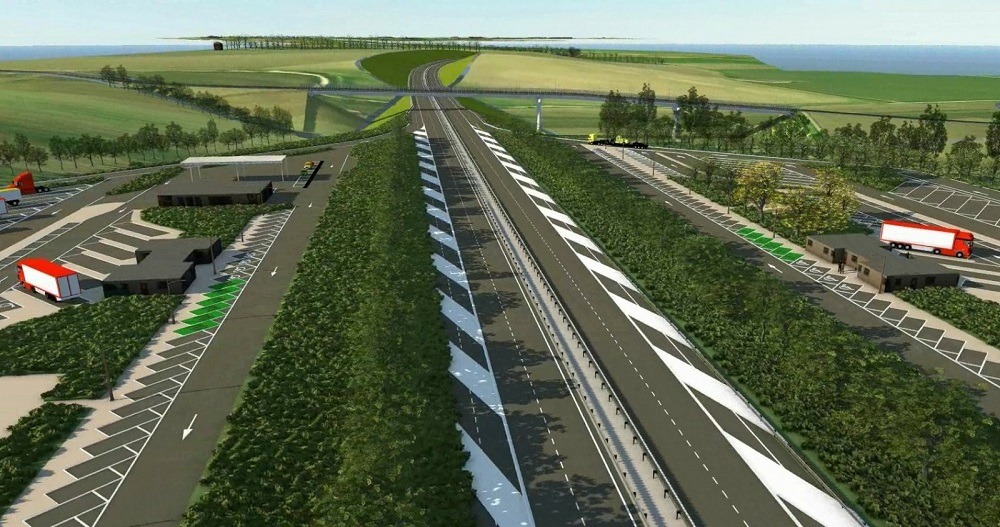 Autostrada A 7 machetă