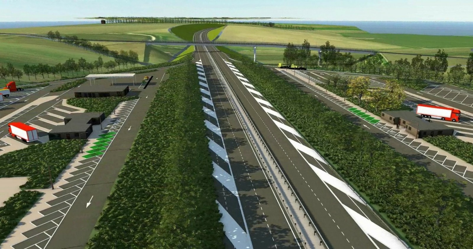 Autostrada A 7 machetă