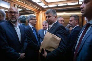 Nicolae Ciuca, Marcel Ciolacu, Kelemen Hunor, Virgil Popescu, Lucian Bode, coalitie