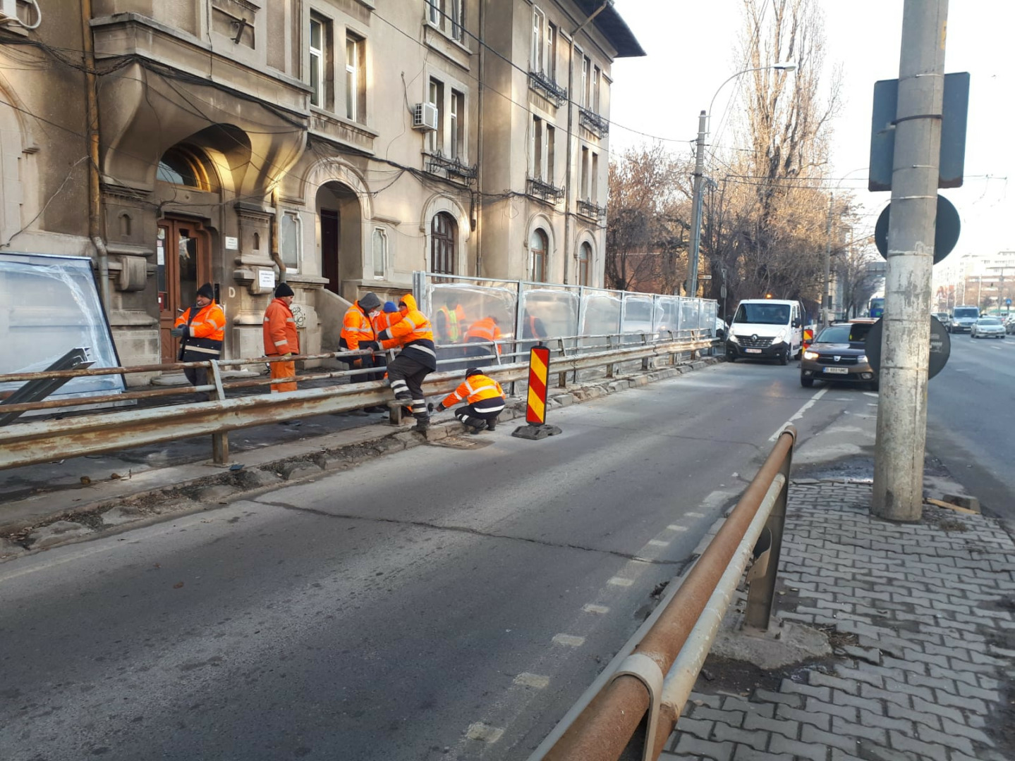 Lucrari strazi podul Grant Compania Municipala Strazi