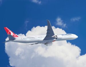avion turkish airlines in zbor