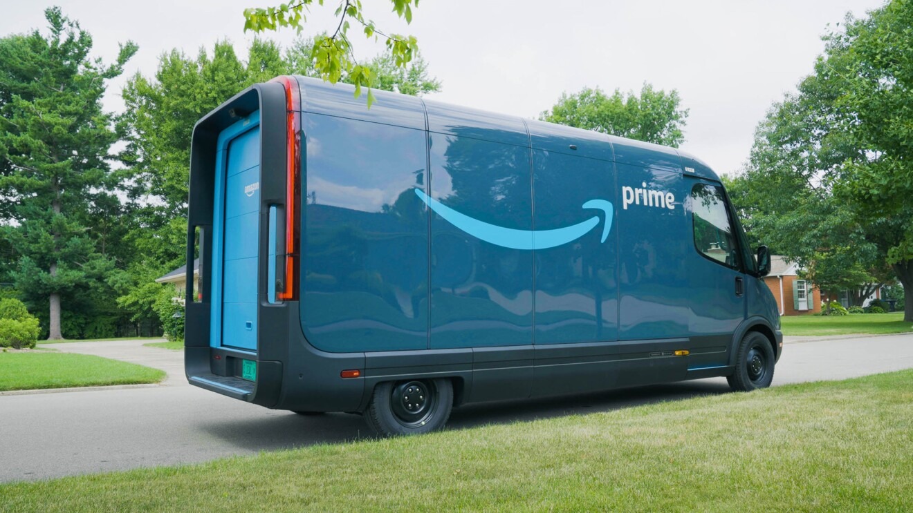 duba rivian pentru amazon