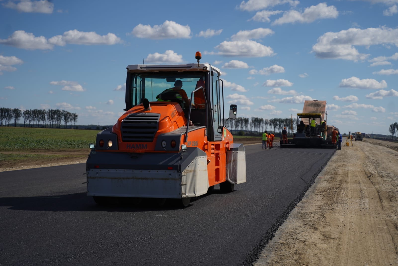 Autostrada București Nord Lot 2 UMB asfaltare