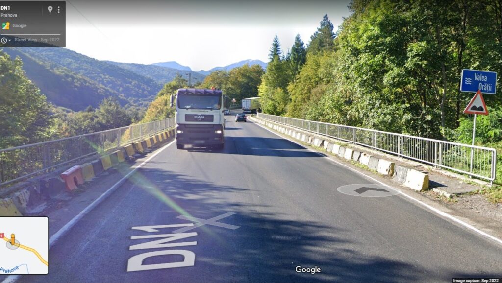 DN 1 Pod Posada Valea Orății