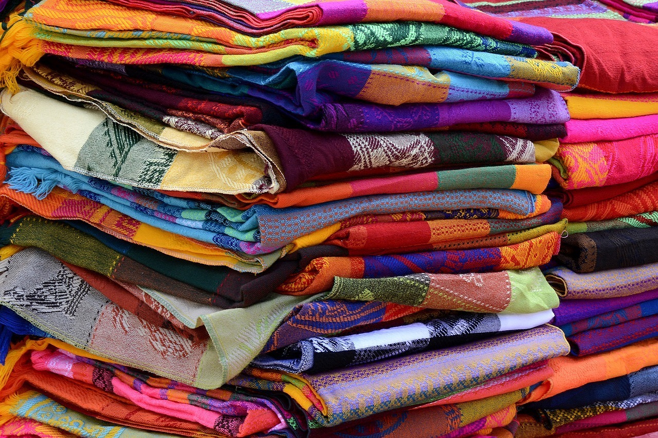 haine, Mexic, targ traditii, textile