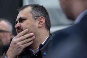 USR, protest, Cristian Ghinea
