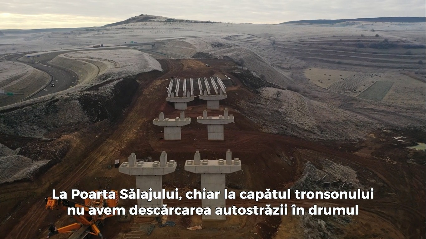 Autostrada Transilvania Lot UMB Nădășelu -Poarta Sălajului decembrie 2022