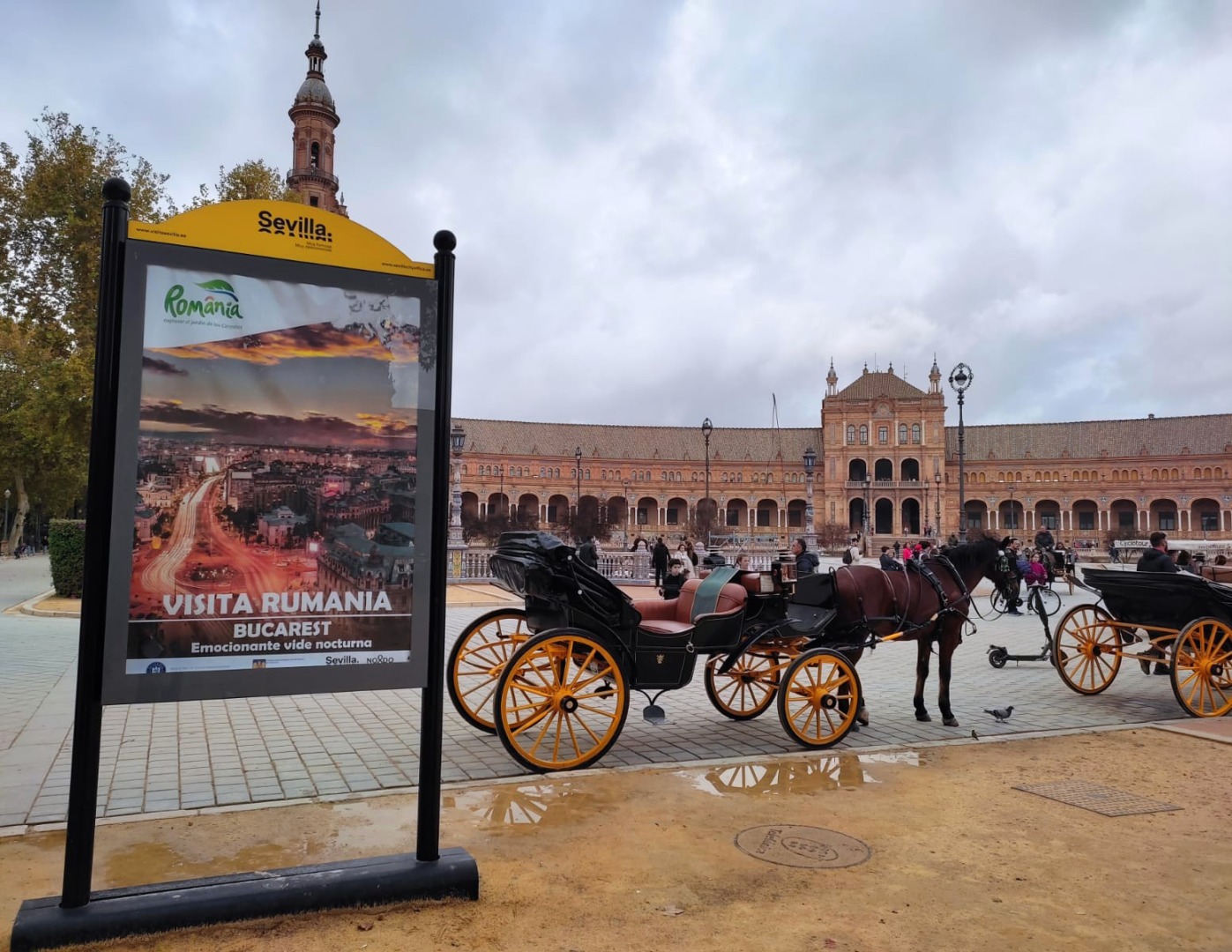 sevilla afis promovare turistică Romania