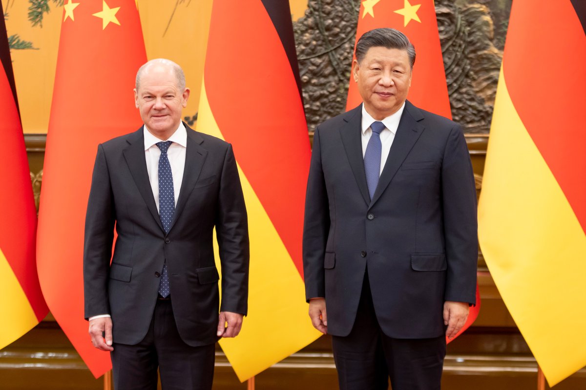 Scholz Olaf Xi Jinping