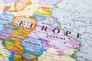 harta Europa Centrală și de Est