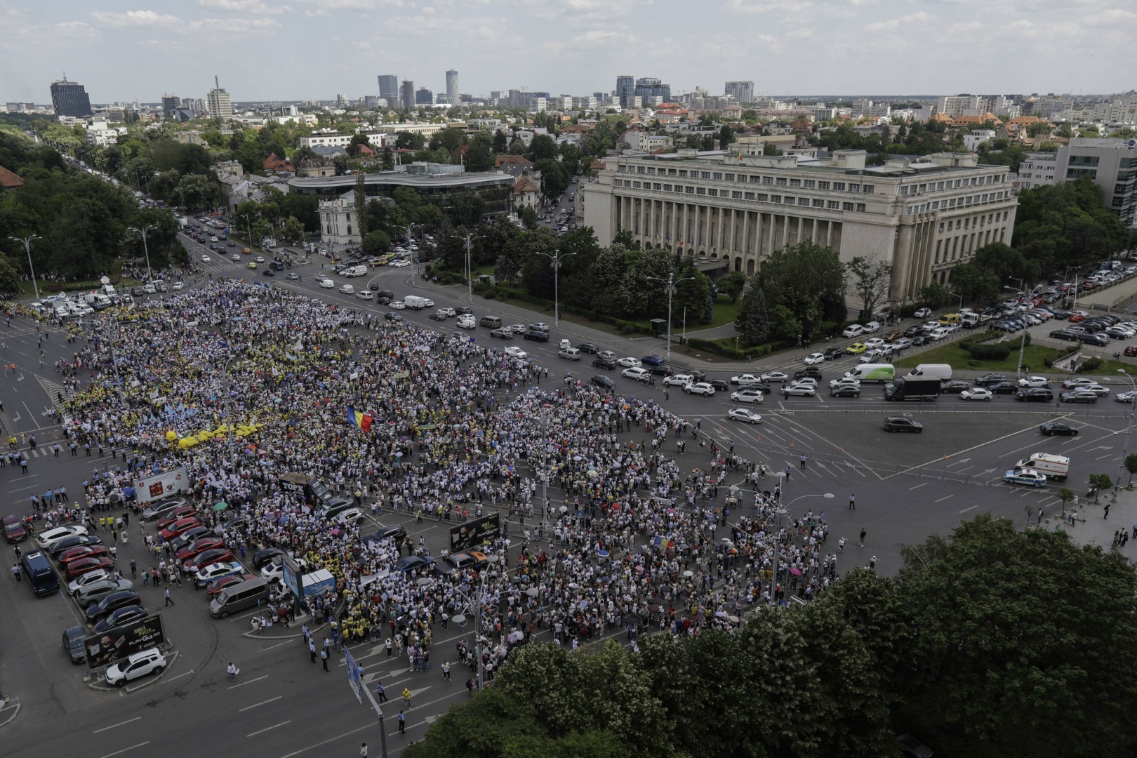 protest piata victoriei