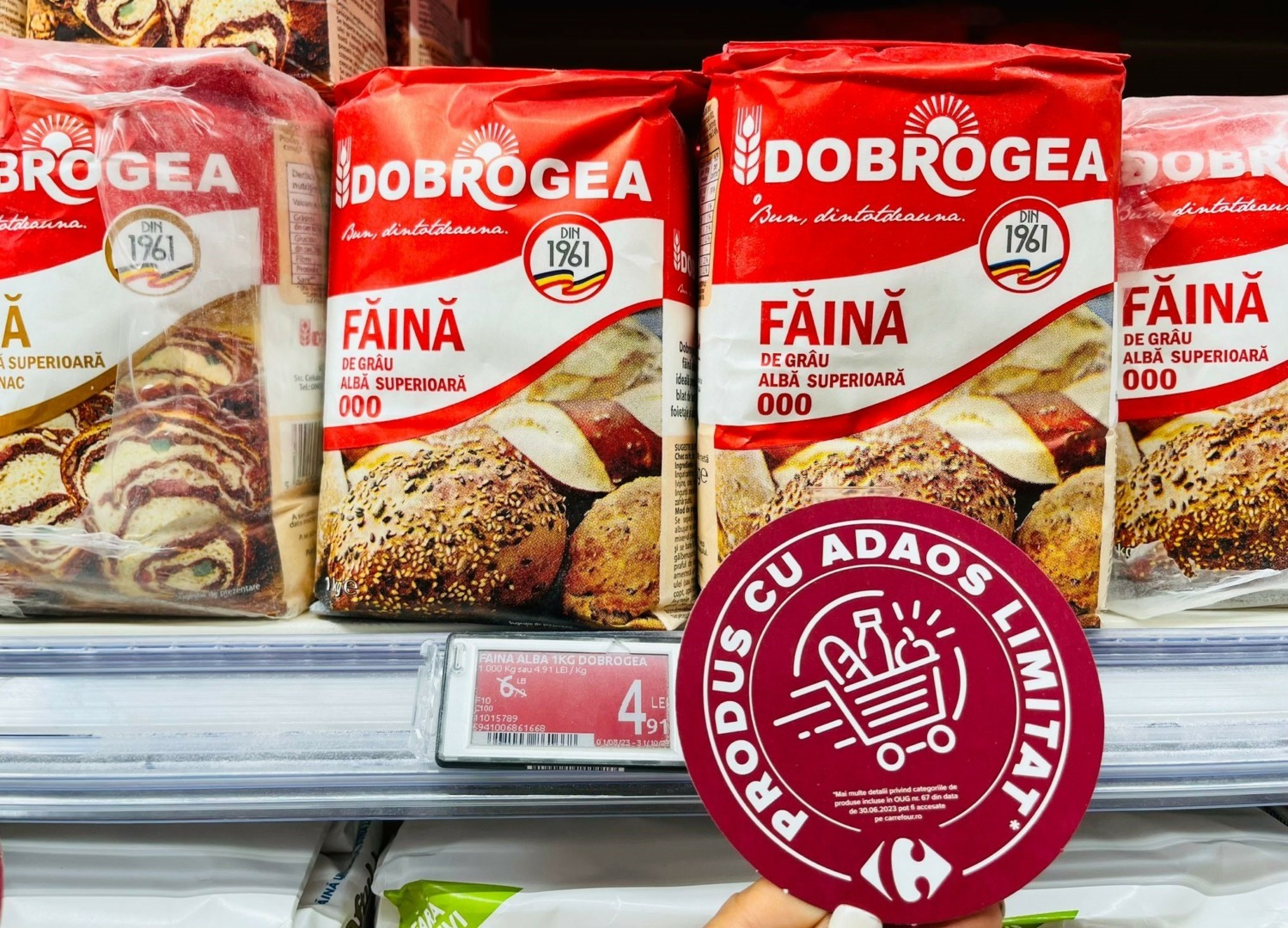 plafonare adaos comercial alimente