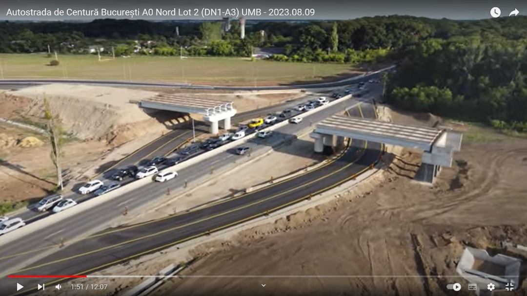 Autostrada A 0 Nord Lot 2 UMB deviere DN 1