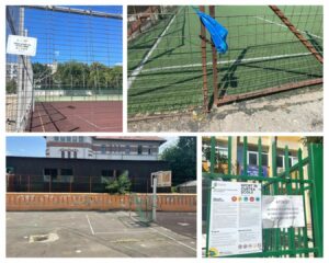 FOTO: G4media / Spații și terenuri de sport ale școlilor din București