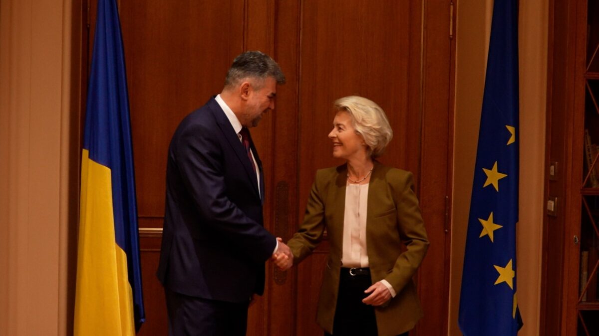 Ciolacu Ursula von der Leyen