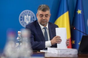 Marcel Ciolacu, premier, sedinta de guvern