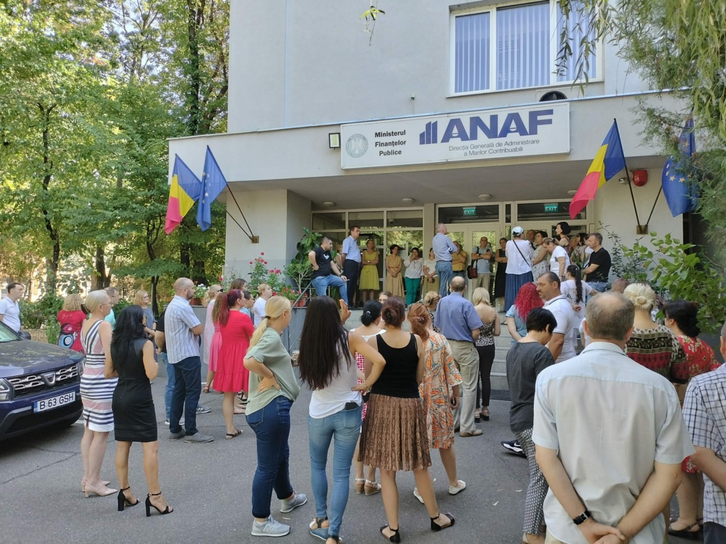 Sindicatul National Finante Publice - SindFisc protest