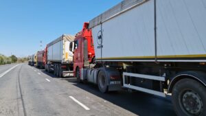 TIR-uri, tiruri, coada tiruri, cereale ucraina, portul constanta, camioane, port sud agigea