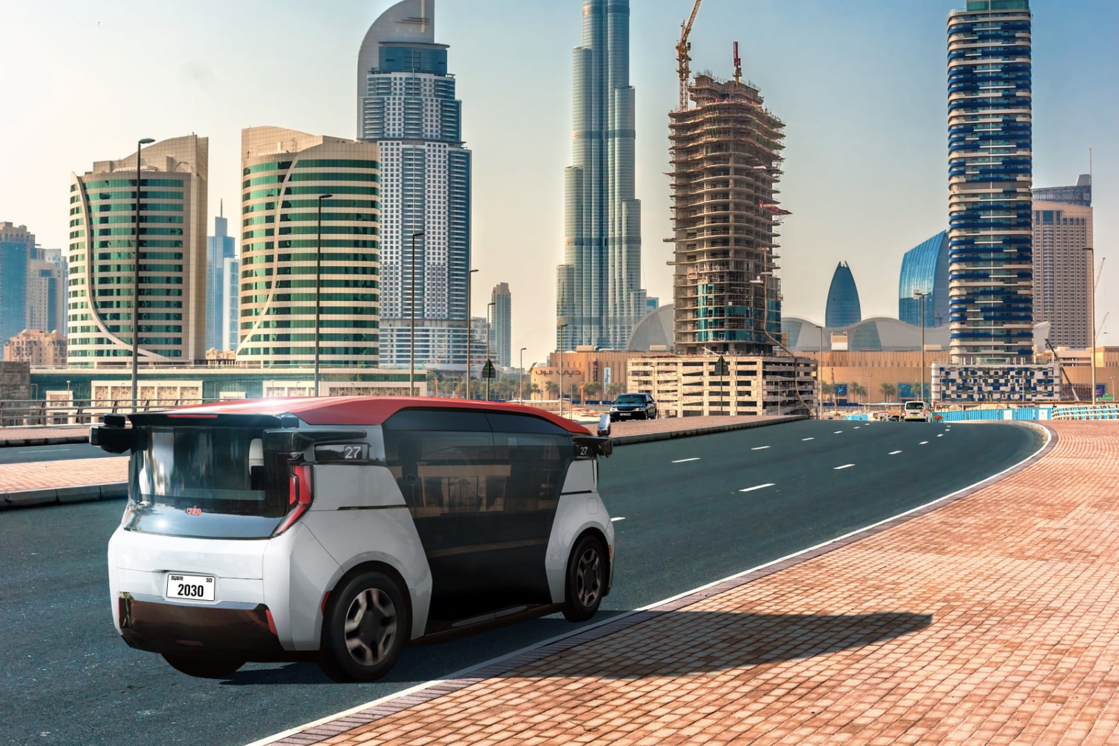 cruise, robotaxi, taxi autonom, vehicul, dubai, viitor, tehnologie, oras, transport, emiratele arabe unite, eau