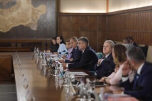 Marcel Ciolacu, Cătălin Predoiu, Marian Neacșu, ședință de Guvern