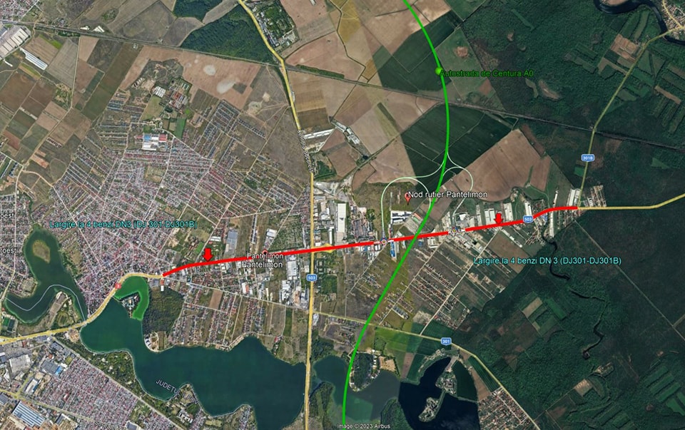 Modernizare DN 3 Pantelimon
