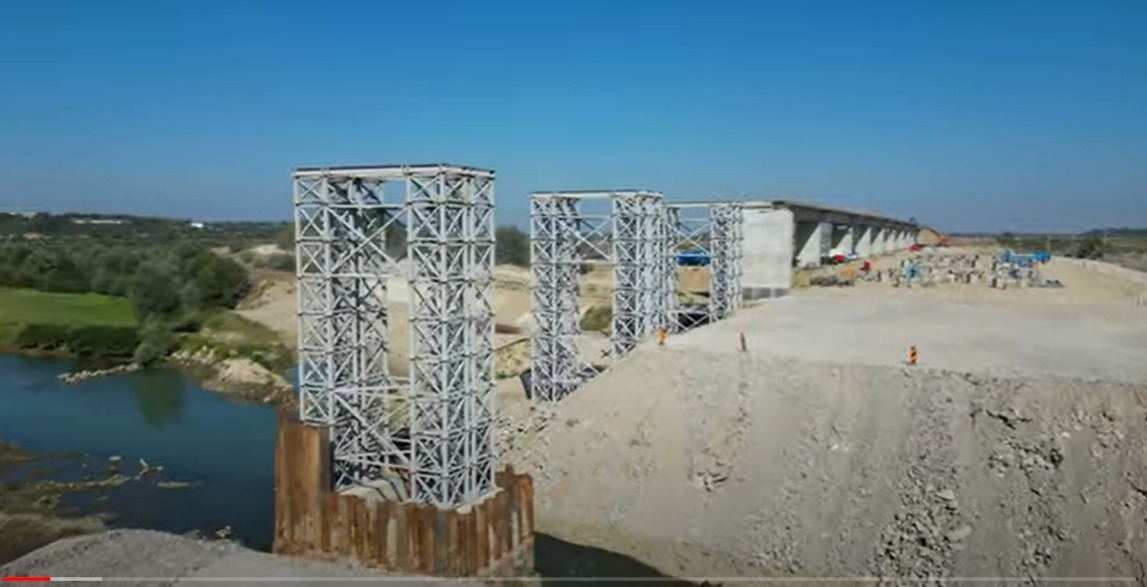 Pod Argeș Comana Linia București Giurgiu 25 sept 2023