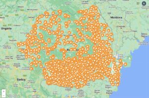 harta statii gpl romania